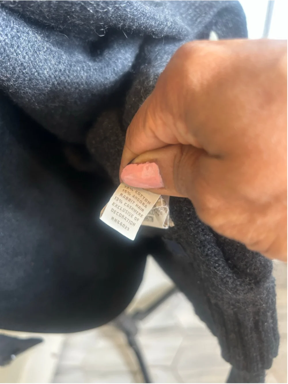 Men's Banana Republic Cashmere Angora Cardigan Sweater Grey M Fall Academia Cosy